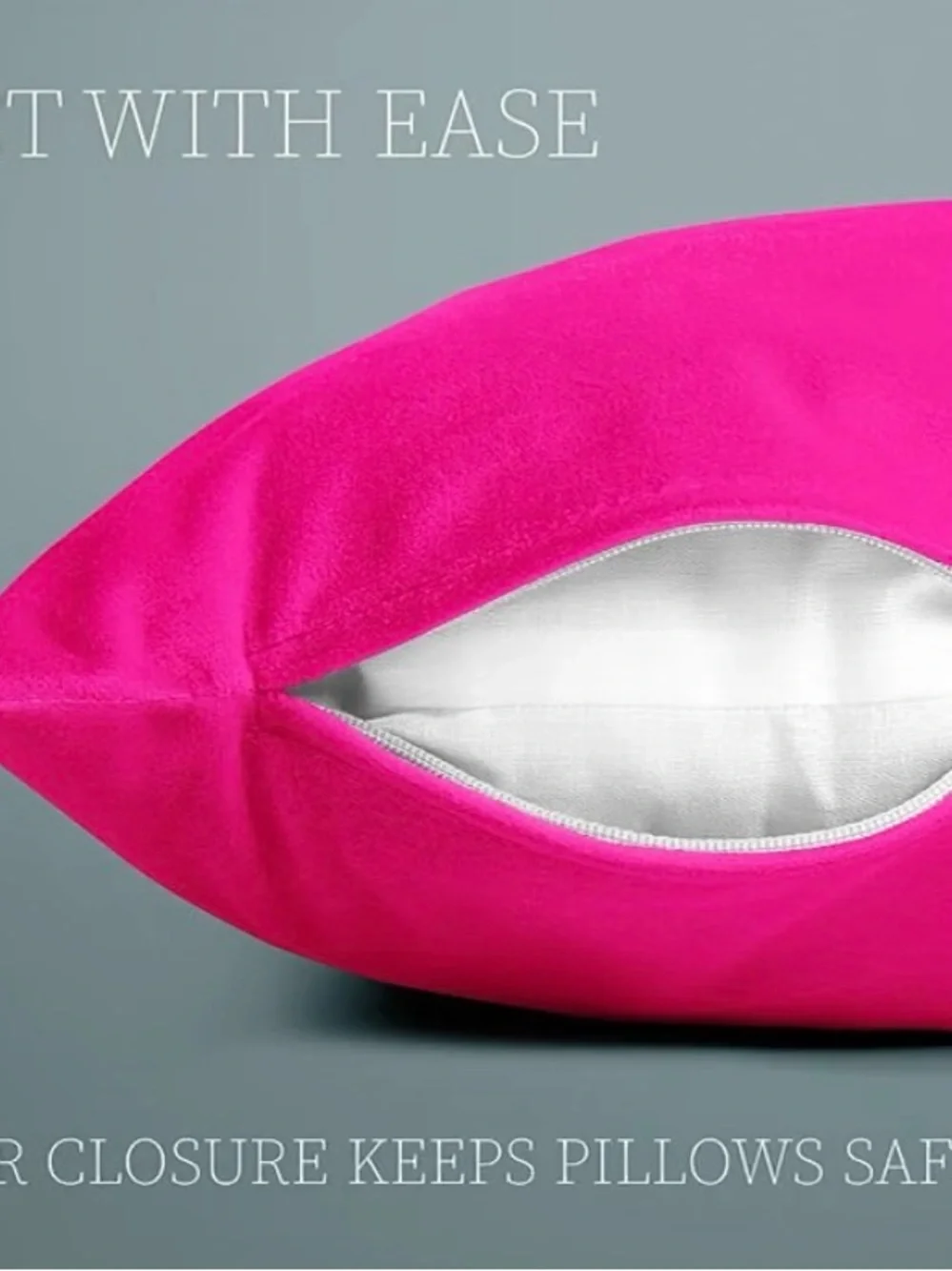 N/A fuchsia pillow